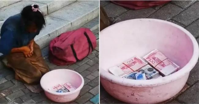 上海乞丐街头讨钱:碗内竟有“这数目” - 大千杂闻 - 倍可亲