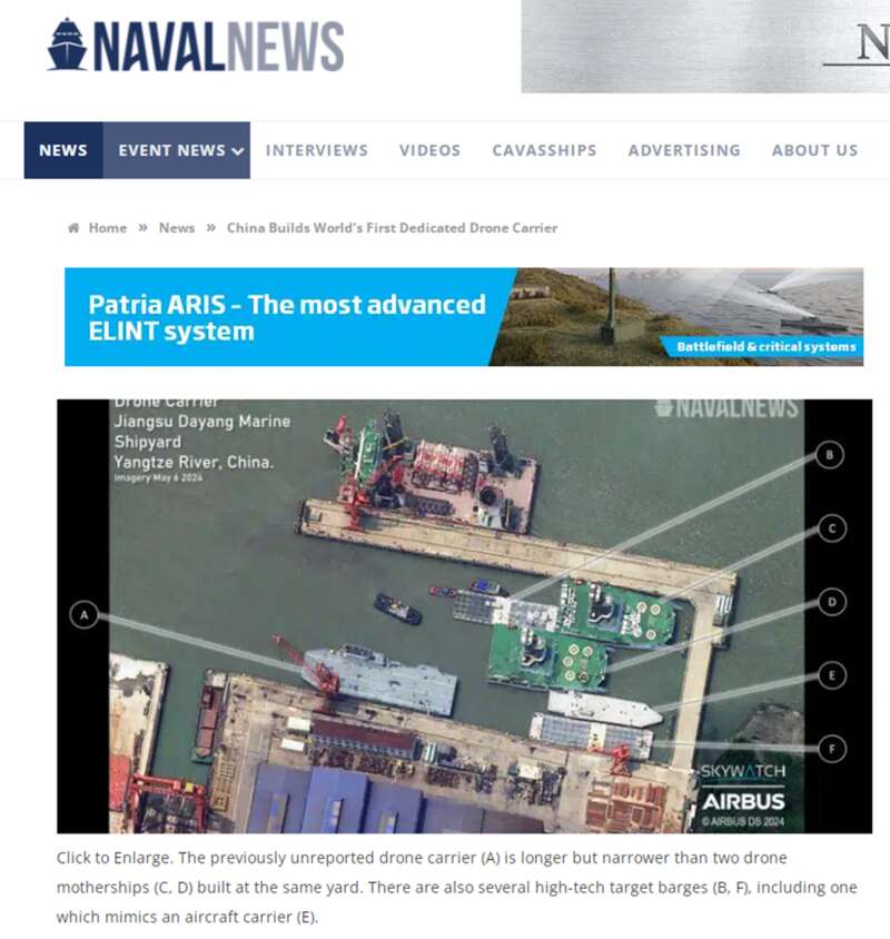美媒又惊诧:“中国在长江边秘密建造第四艘航母”