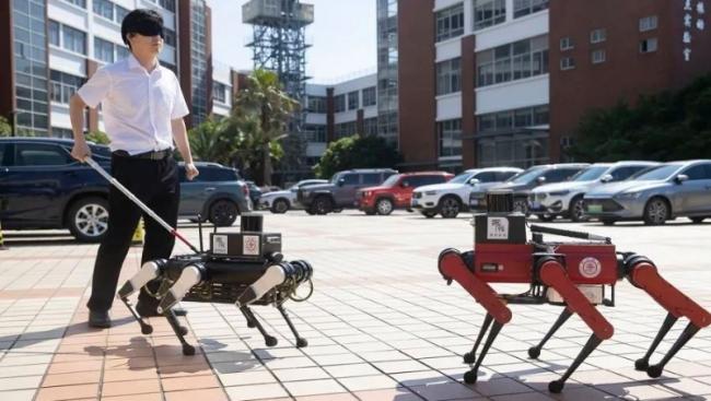 上海交大「導盲機器犬」亮相