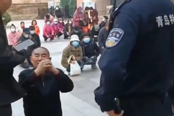 山东十余名受害储户转发外媒报道遭拘