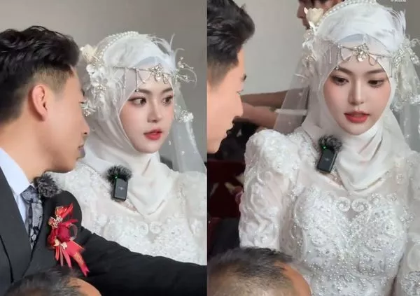 回族新娘天仙颜值 全网热议 摄影师:家族出美女