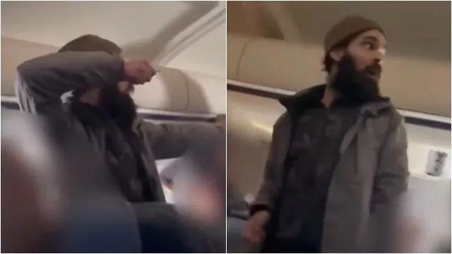 男乘客狂喊要接管飞机、杀光所有人 攻击空姐