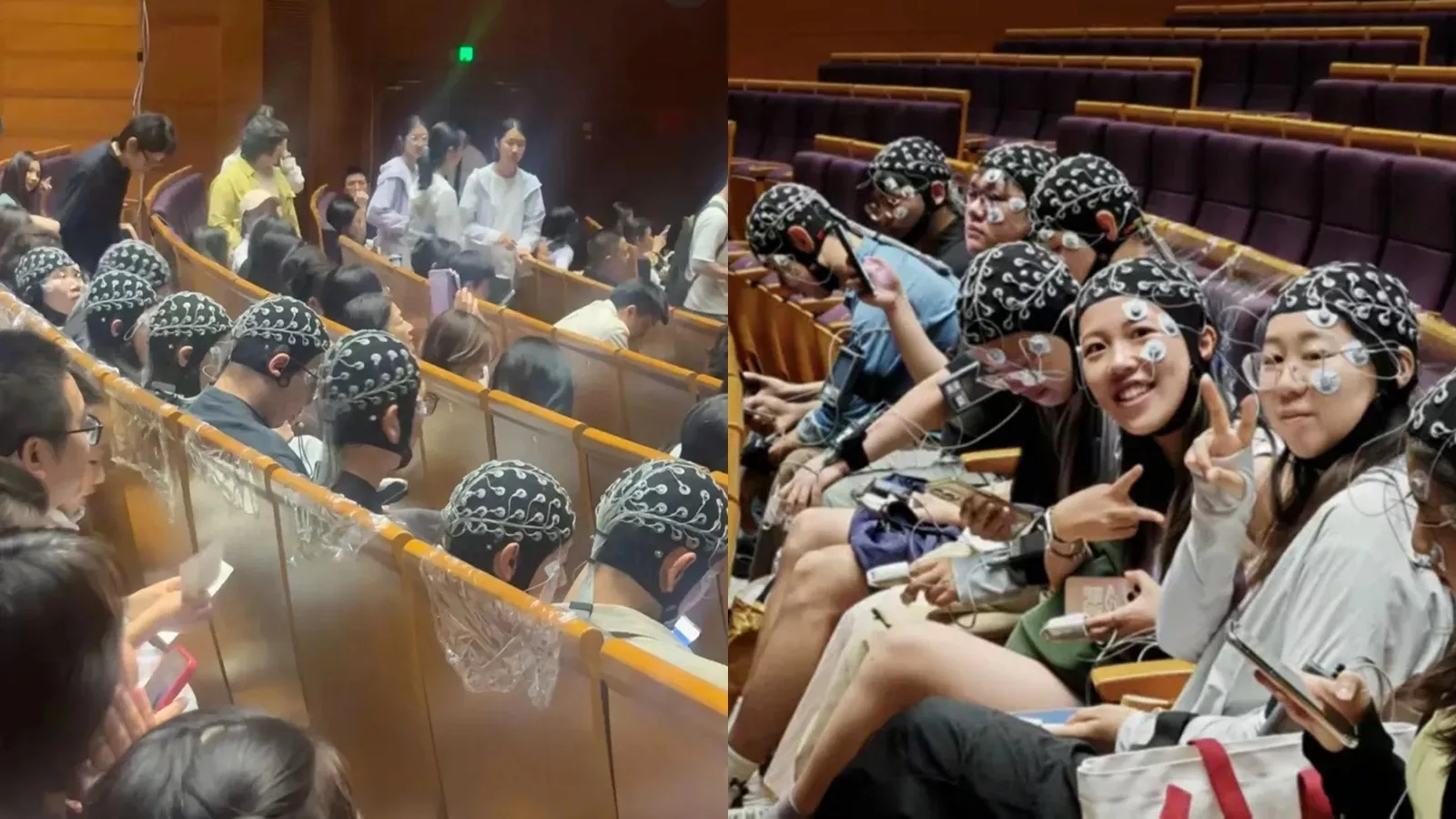 清华惊现神秘高科技组织 为啥学生都戴神奇发帽？