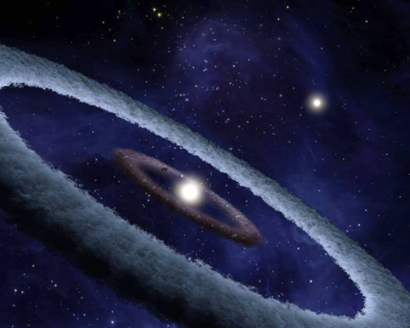 罕见四星系统曝光 「双重联星」宇宙共舞