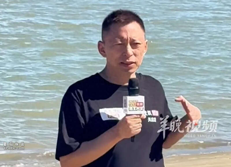 张朝阳5小时18分成功横渡广东潮汕南澳岛饶平海湾