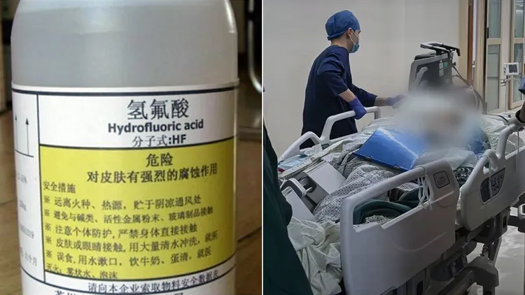 杭州发生惨剧：她散步踩到“化骨水” 不幸死亡