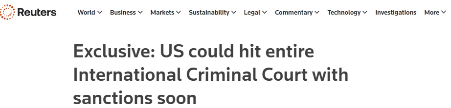 路透独家：美国可能很快对国际刑事法院实施制裁