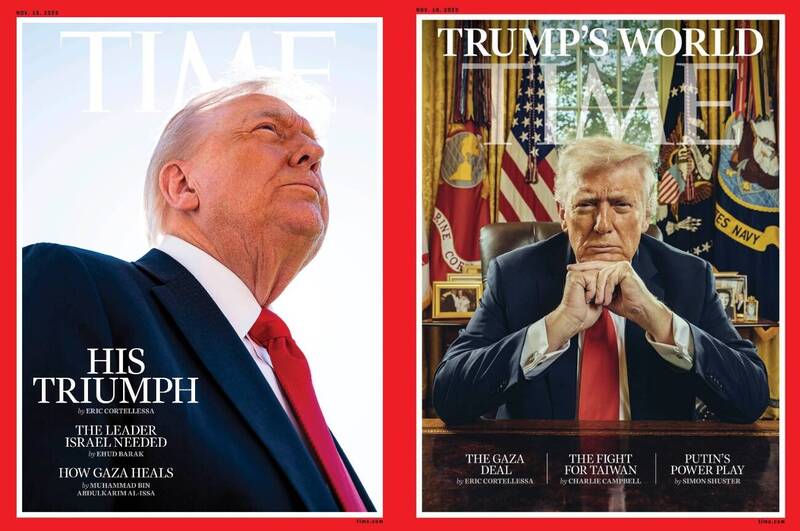 川普：史上最烂照片《时代》封面换了张帅照