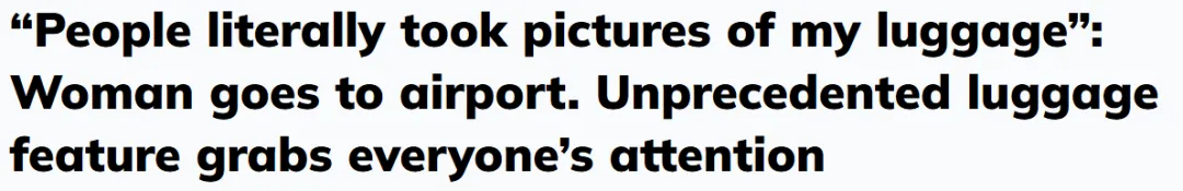 10天飛7次，她靠一個行李箱震驚整個機場