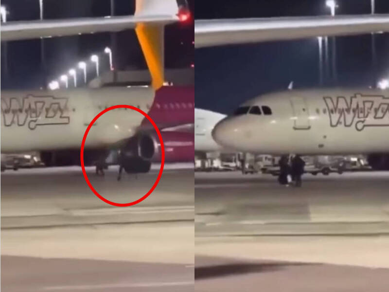 2男子錯過登機「衝進停機坪」 竟肉身攔飛機