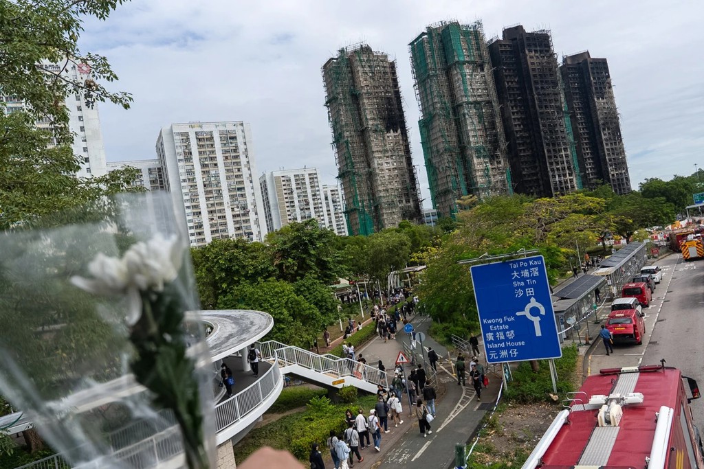香港恶火:建商偷工减料 7处棚网不符阻燃标准