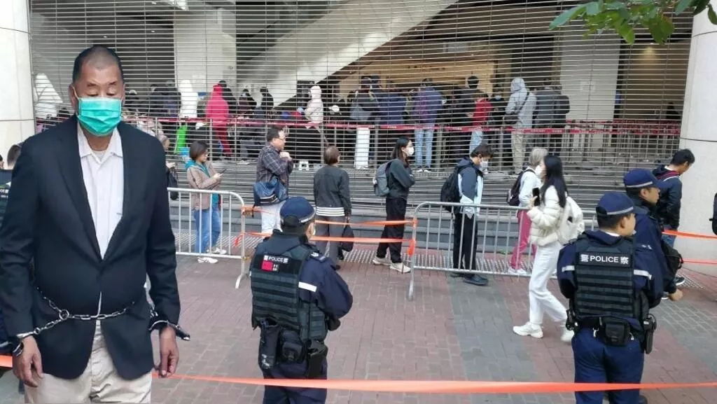 香港勾结外国势力罪成第一人 黎智英押后明年判刑