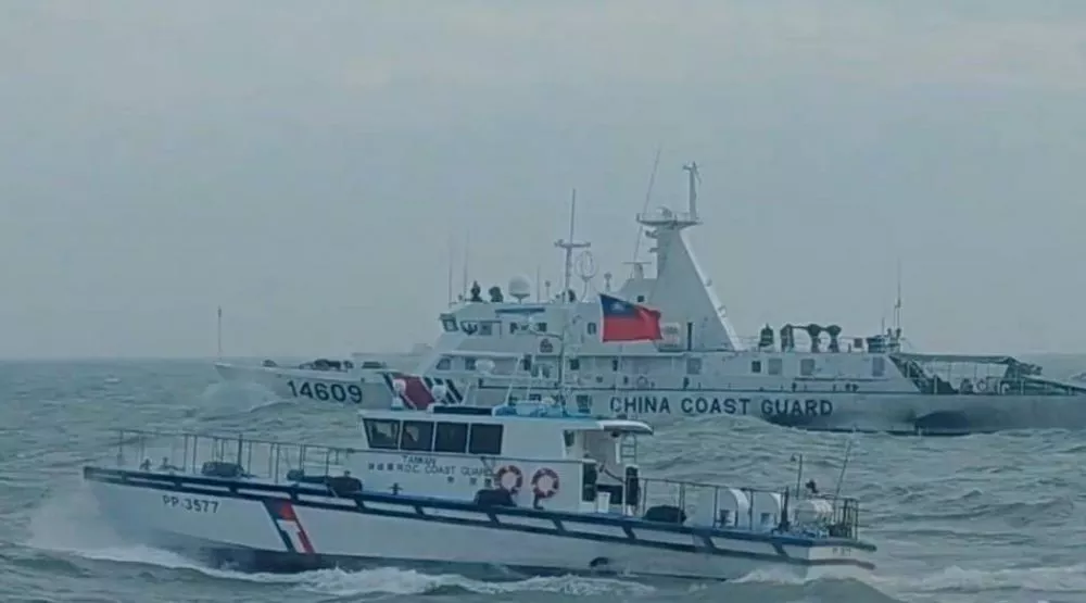 时隔20天 大陆海警局船只再入金门禁限制水域