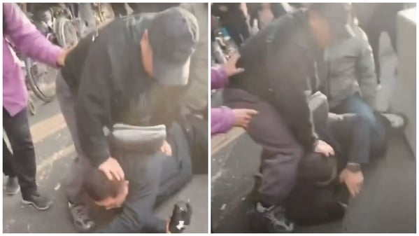 截访者被痛揍 网络一片喝彩声