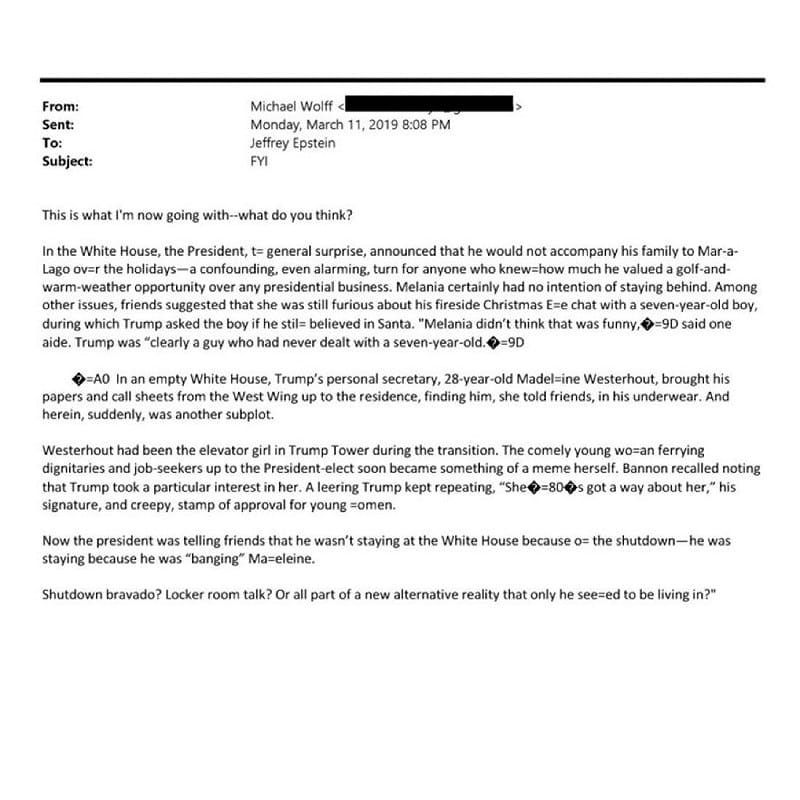 艾普斯坦案：95%川普内容被隐瞒？私人秘书也捲入