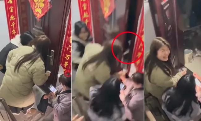 全家忘带钥匙 把猫扔进屋 5分钟后门真开了…