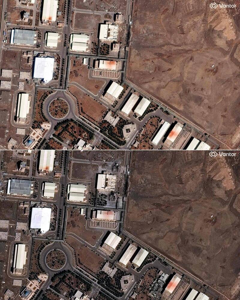 伊朗铀浓缩基地再挨炸 卫星照曝光