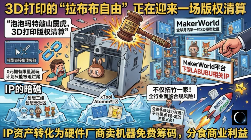 3D打印的“拉布布自由”，正在迎来一场版权清算