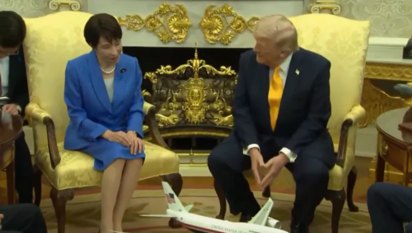 高市早苗逞强说英语 特朗普不太给面子