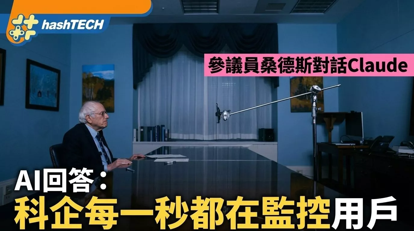 桑德斯与AI对话引发关注 揭：每一秒都在监控你