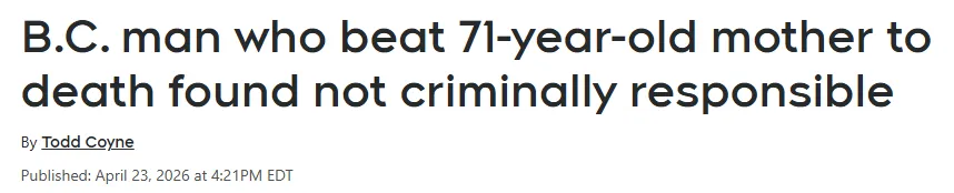 大温39岁华人将母亲殴打致死，家庭背景曝光