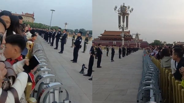 五一天安门设黑衣人“围墙” 揭秘红朝黑衣人