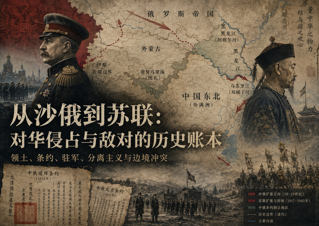 从沙俄到苏联：对华侵占与敌对的历史账本